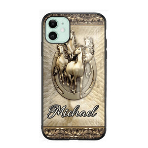 Personalized Horse Lover Phone Case Printed 22AUG-MA04