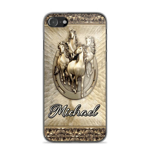 Personalized Horse Lover Phone Case Printed 22AUG-MA04