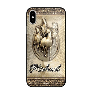 Personalized Horse Lover Phone Case Printed 22AUG-MA04