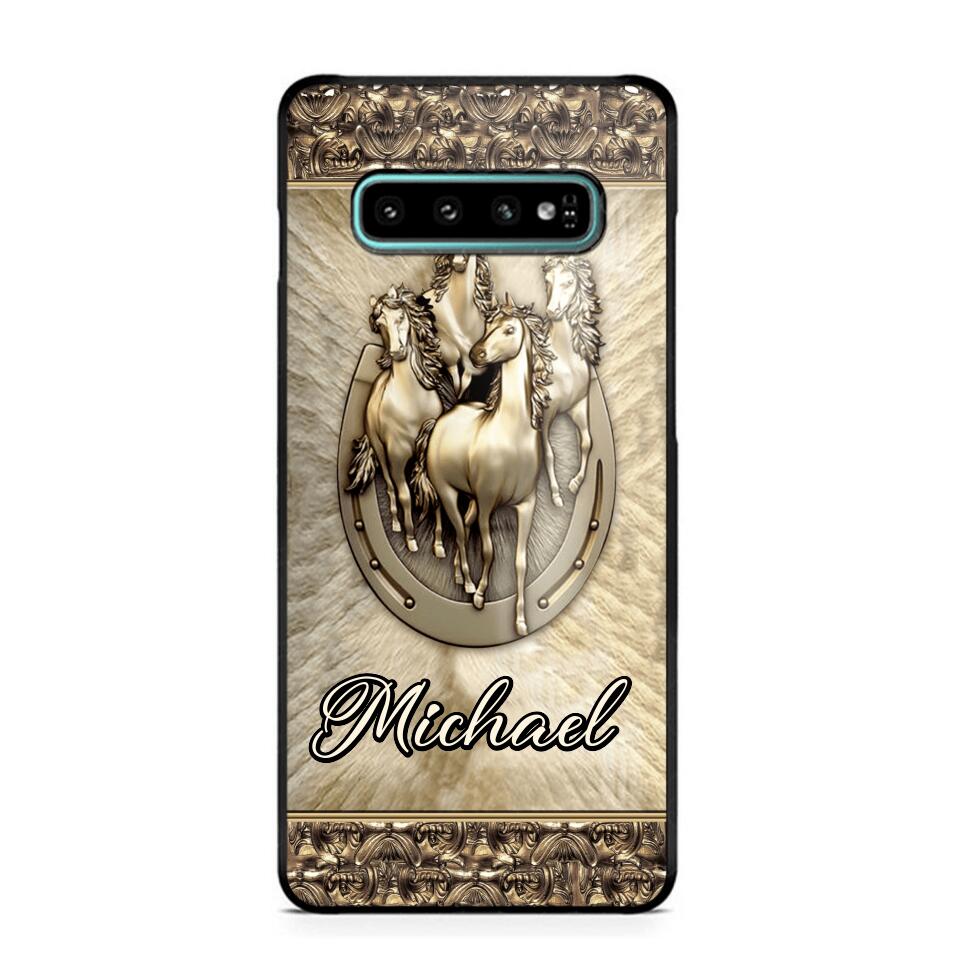 Personalized Horse Lover Phone Case Printed 22AUG-MA04