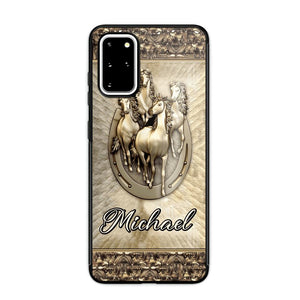 Personalized Horse Lover Phone Case Printed 22AUG-MA04