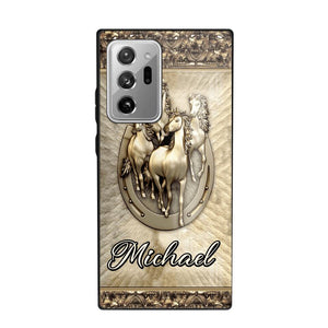 Personalized Horse Lover Phone Case Printed 22AUG-MA04