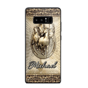 Personalized Horse Lover Phone Case Printed 22AUG-MA04