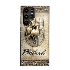 Personalized Horse Lover Phone Case Printed 22AUG-MA04