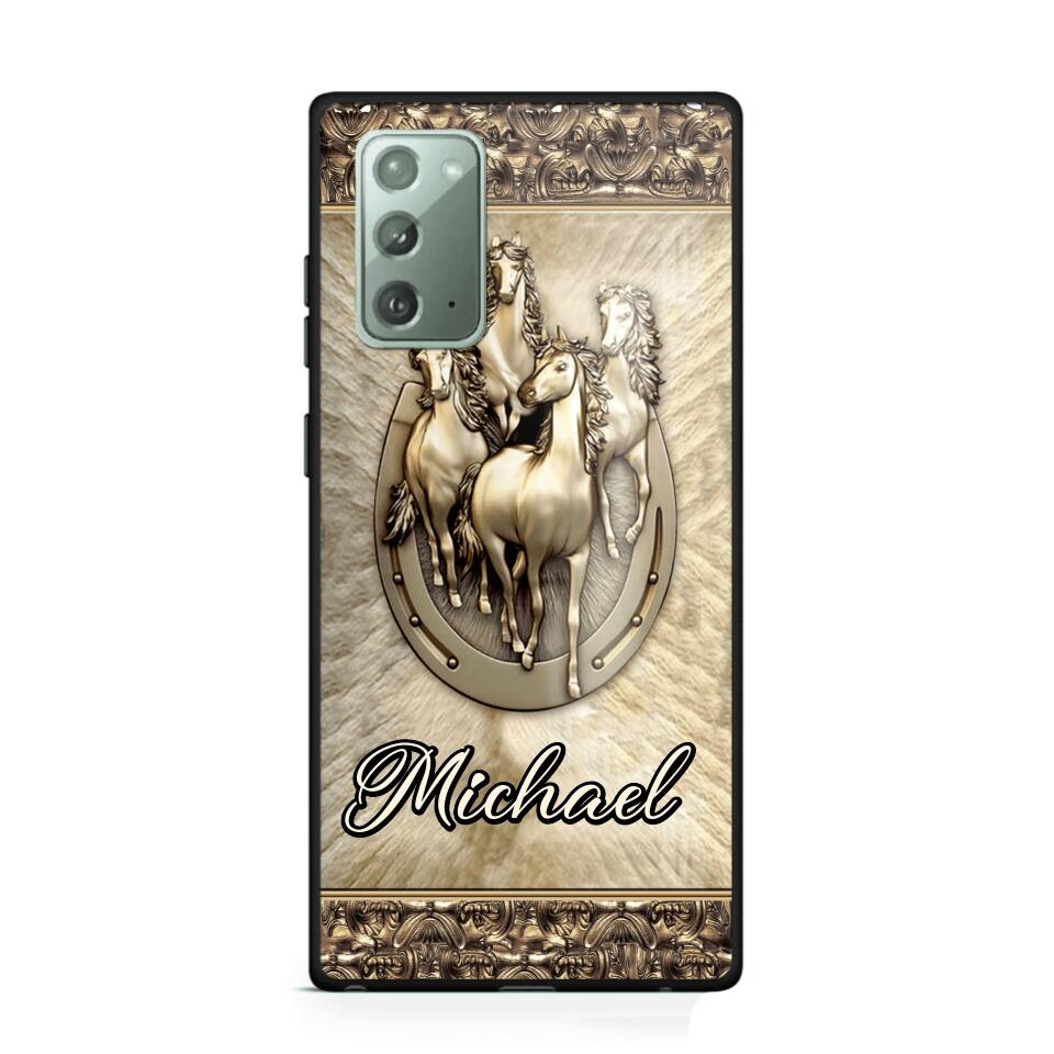 Personalized Horse Lover Phone Case Printed 22AUG-MA04