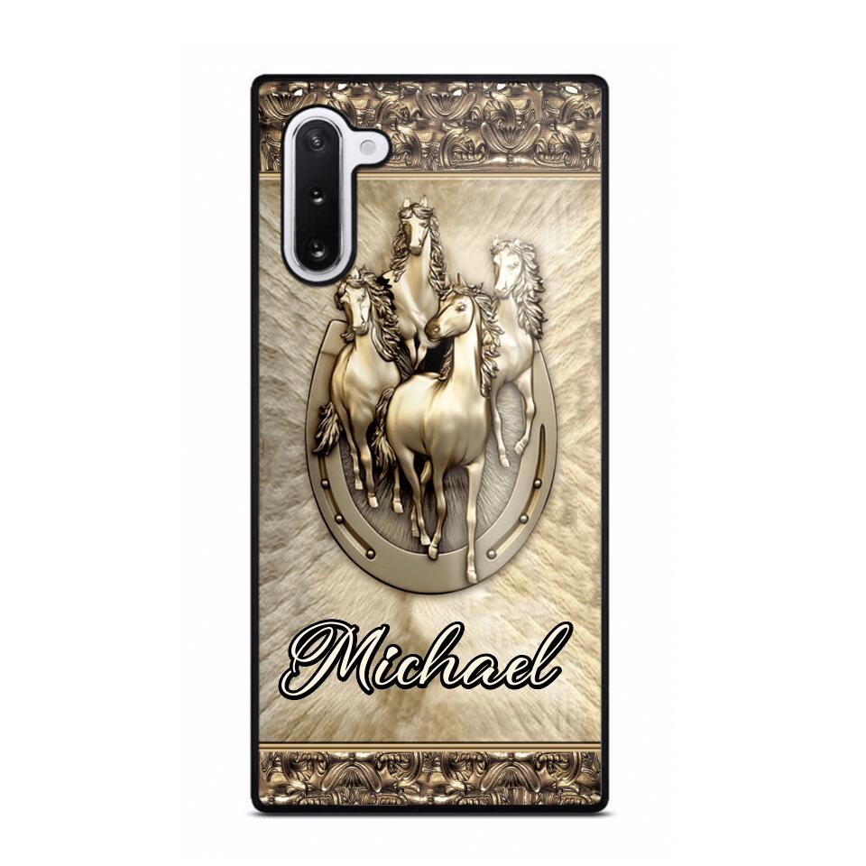 Personalized Horse Lover Phone Case Printed 22AUG-MA04