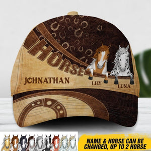 Personalized Horse Custom Cap Printed NQDT0408