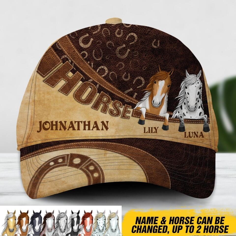 Personalized Horse Custom Cap Printed NQDT0408