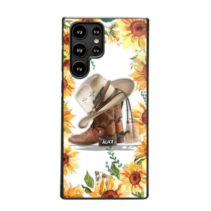 Personalized Girl Love Horse Sunflower Phone Case Printed 22AUG-HY05