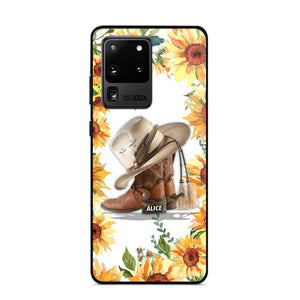 Personalized Girl Love Horse Sunflower Phone Case Printed 22AUG-HY05