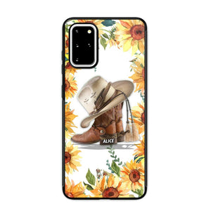 Personalized Girl Love Horse Sunflower Phone Case Printed 22AUG-HY05