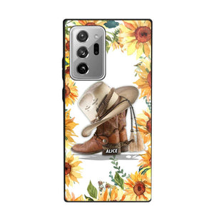 Personalized Girl Love Horse Sunflower Phone Case Printed 22AUG-HY05