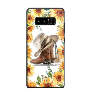 Personalized Girl Love Horse Sunflower Phone Case Printed 22AUG-HY05