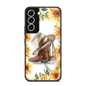 Personalized Girl Love Horse Sunflower Phone Case Printed 22AUG-HY05