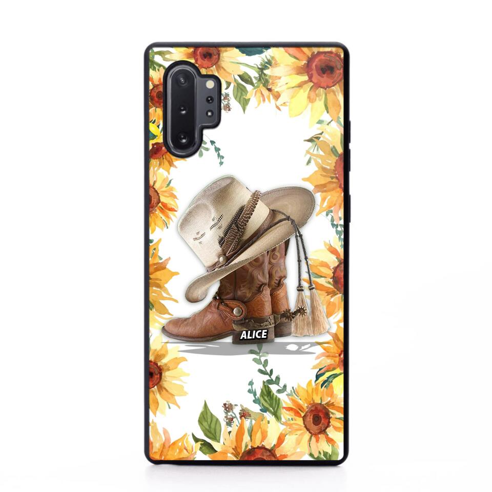 Personalized Girl Love Horse Sunflower Phone Case Printed 22AUG-HY05