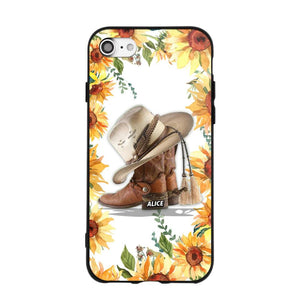 Personalized Girl Love Horse Sunflower Phone Case Printed 22AUG-HY05