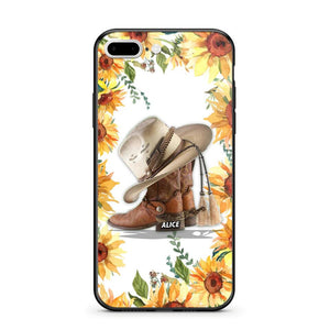 Personalized Girl Love Horse Sunflower Phone Case Printed 22AUG-HY05