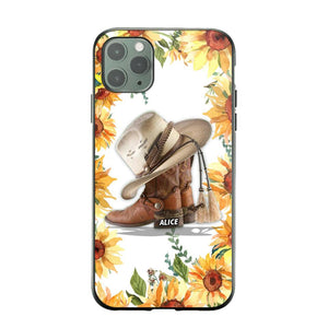 Personalized Girl Love Horse Sunflower Phone Case Printed 22AUG-HY05