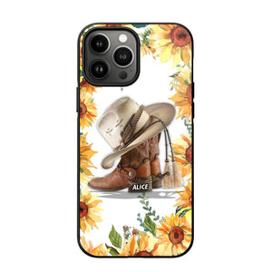 Personalized Girl Love Horse Sunflower Phone Case Printed 22AUG-HY05