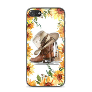 Personalized Girl Love Horse Sunflower Phone Case Printed 22AUG-HY05