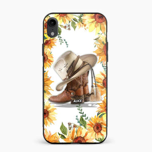 Personalized Girl Love Horse Sunflower Phone Case Printed 22AUG-HY05