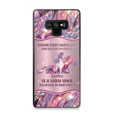 Personalized Behind Every Horse Girl Who Believes In Herself is A Grandma/Mom Who Believed In Her First Phone Case Printed 22AUG-HQ05