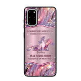 Personalized Behind Every Horse Girl Who Believes In Herself is A Grandma/Mom Who Believed In Her First Phone Case Printed 22AUG-HQ05