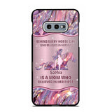 Personalized Behind Every Horse Girl Who Believes In Herself is A Grandma/Mom Who Believed In Her First Phone Case Printed 22AUG-HQ05