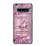 Personalized Behind Every Horse Girl Who Believes In Herself is A Grandma/Mom Who Believed In Her First Phone Case Printed 22AUG-HQ05