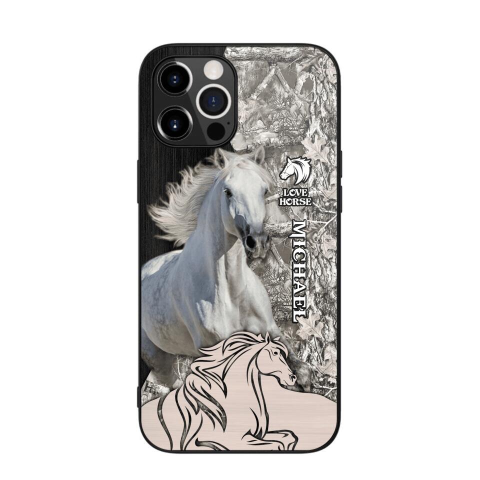 Personalized Love Horse Phone Case Printed NQDT0508