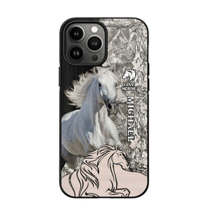 Personalized Love Horse Phone Case Printed NQDT0508