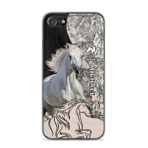 Personalized Love Horse Phone Case Printed NQDT0508