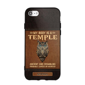 Personalized My Body Is A Temple Phone Case Printed NQVQ0808