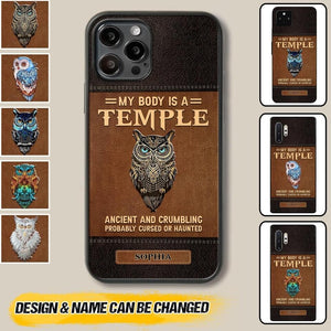 Personalized My Body Is A Temple Phone Case Printed NQVQ0808