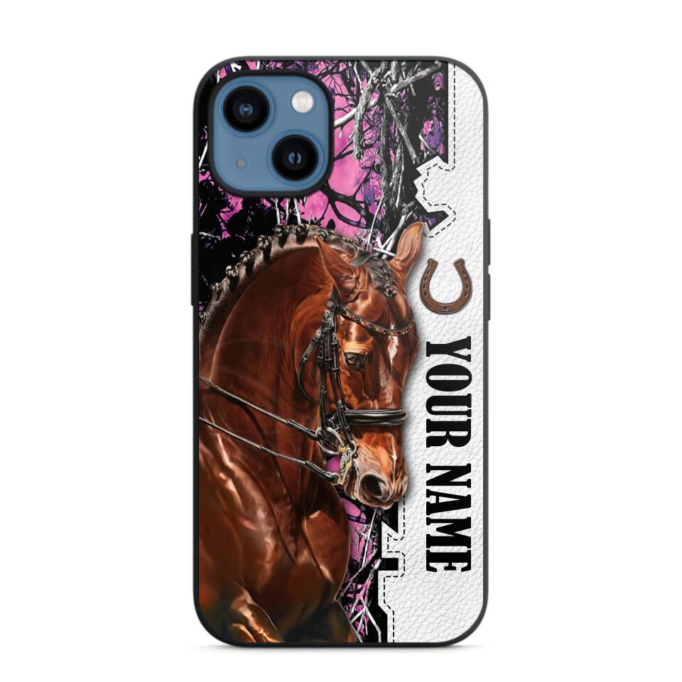 Personalized Horse Lover Phone Case Printed 22AUG-HQ08