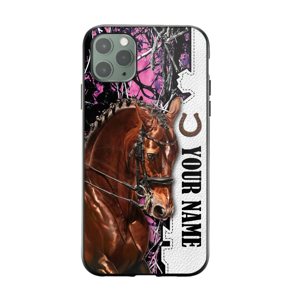 Personalized Horse Lover Phone Case Printed 22AUG-HQ08