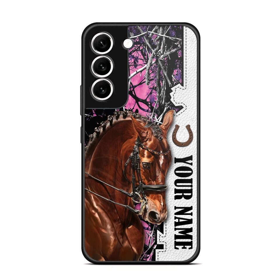 Personalized Horse Lover Phone Case Printed 22AUG-HQ08