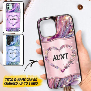 Personalized Aunt Kid Phone Case Printed 22AUG-DT09