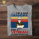 Personalized I'm A Dad Grandpa And A Swiss Veteran Tshirt Printed 22AUG-HY09