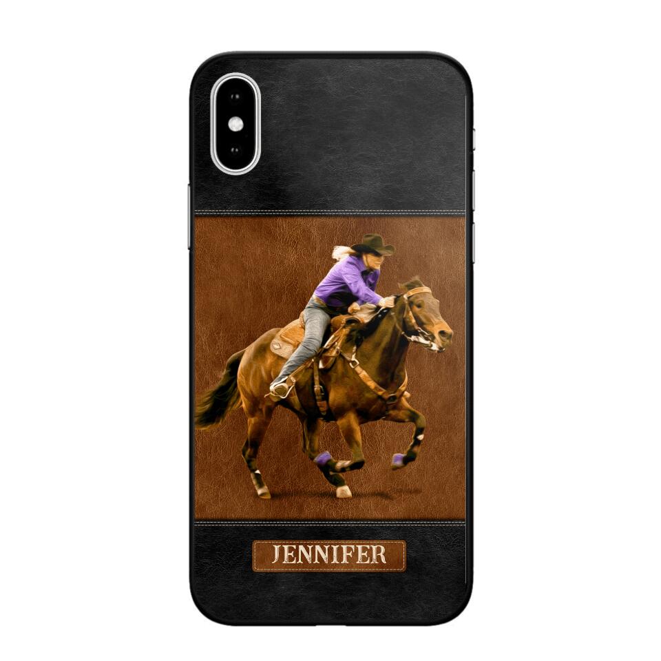 Personalized Horse Lover Phone Case Printed 22AUG-DT09