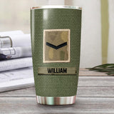 Personalized Sorry If My Patriotism Offends You UK Veteran/ Solider Tumbler Printed QTVQ0908