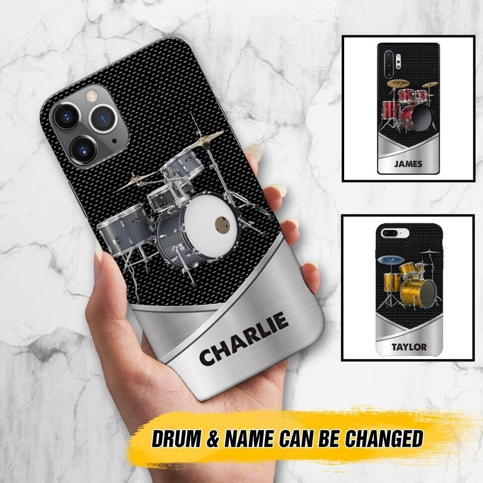 Personalized Drum Lover Phone Case Printed 22AUG-HY09