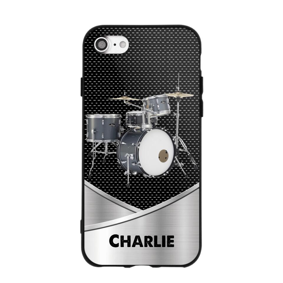 Personalized Drum Lover Phone Case Printed 22AUG-HY09