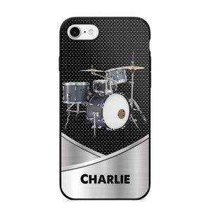 Personalized Drum Lover Phone Case Printed 22AUG-HY09