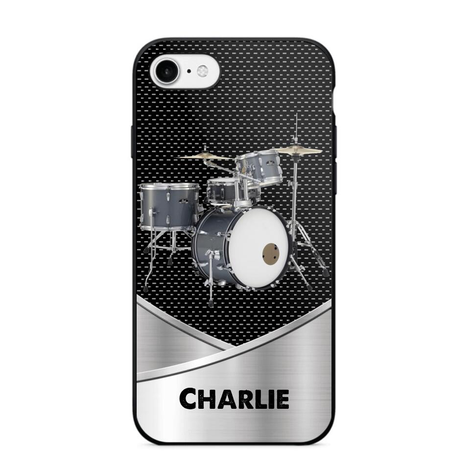 Personalized Drum Lover Phone Case Printed 22AUG-HY09