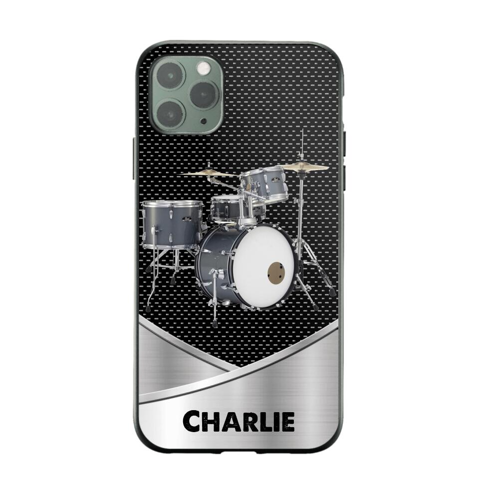 Personalized Drum Lover Phone Case Printed 22AUG-HY09