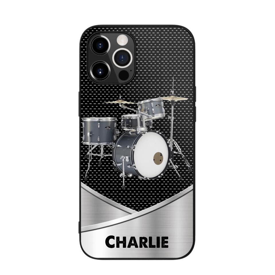 Personalized Drum Lover Phone Case Printed 22AUG-HY09