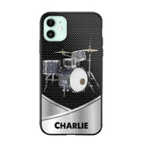 Personalized Drum Lover Phone Case Printed 22AUG-HY09