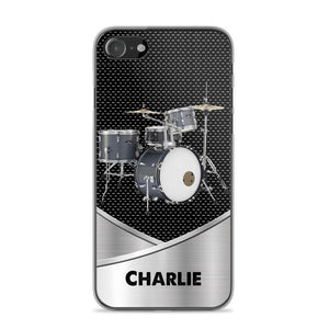 Personalized Drum Lover Phone Case Printed 22AUG-HY09