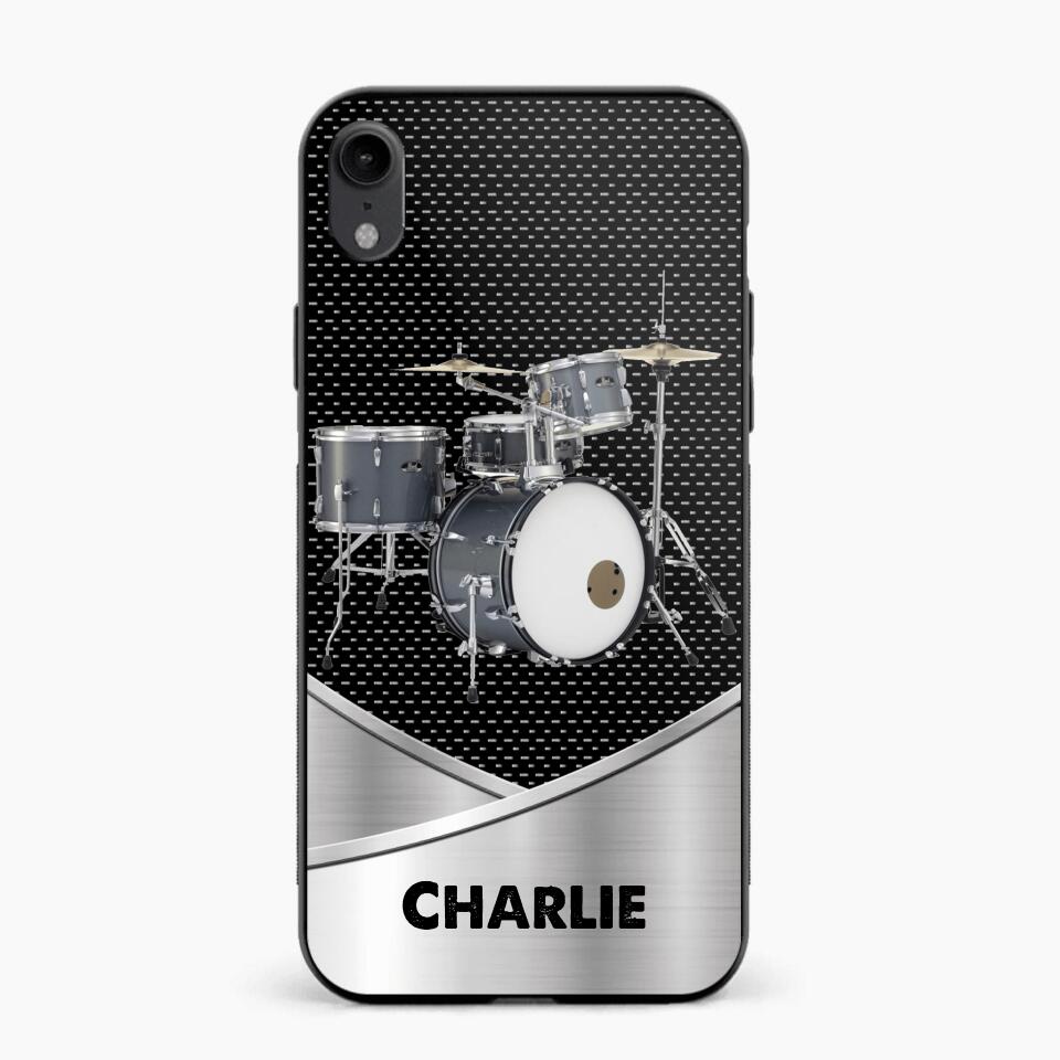 Personalized Drum Lover Phone Case Printed 22AUG-HY09